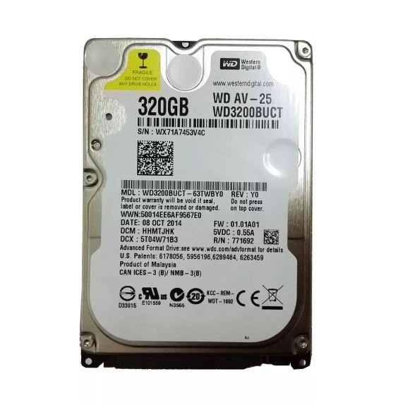 320Gb HardDisk with Games & Windows - Bzixx