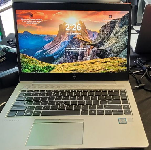 HP EliteBook 840 G5 14" (500GB SSD, Intel Core i5 7th Gen., 1.70 GHz, 16 GB RAM) - Bzixx