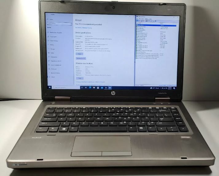 HP PROBOOK 6470B AMD A6 - 4400M with Radeon Graphics card 2.70GHz 128GB SSD 8GB RAM - Bzixx